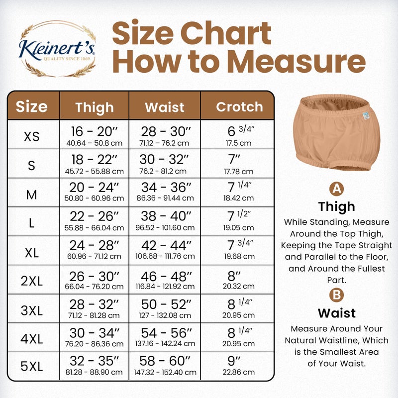 Kleinert's Incontinence Leak-Protection, Washable Pull-On Cover Pant, Advanced Duralite-Cool-Lightweight-Durable- Kleinert's (Beige, Large) - Image 4
